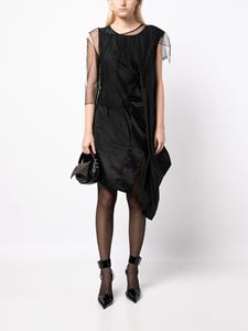 Undercover Asymmetrische midi-jurk - Zwart