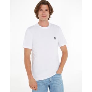 Tommy hilfiger T-shirt met ronde hals, monogram logo