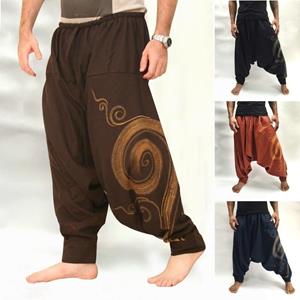Smart Good New Plus Size Pants Men Fashion Harem Pants Summer Baggy Aladdin Hippie Yoga Pants Plus Size