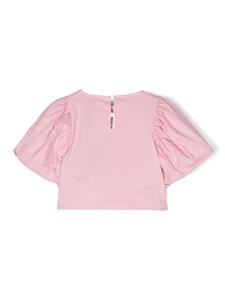 ETRO KIDS Pegaso-motif cotton T-shirt - Roze