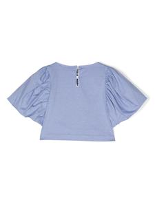 ETRO KIDS Pegaso-motif cotton T-shirt - Blauw