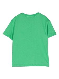 Barrow kids logo-print cotton T-shirt - Groen