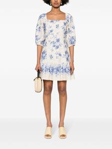 TWINSET Mini-jurk met bloemenprint - Beige