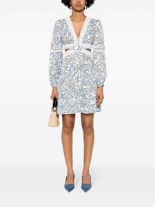 DVF Diane von Furstenberg Kimmy zijden midi-jurk - Wit