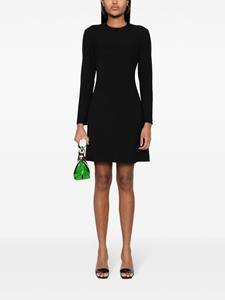 Calvin Klein Mini-jurk van crêpe - Zwart