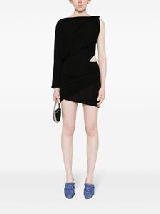 REV The Anais mini-jurk met mesh - Zwart