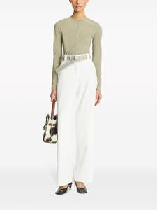 Tory Burch twill cargo trousers - Wit