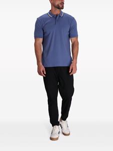 BOSS Penrose 38 logo-print cotton polo shirt - Blauw