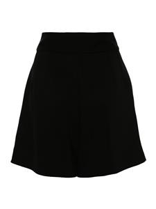 STYLAND High waist geplooide shorts - Zwart