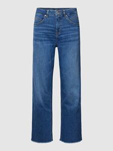 Opus Mom fit jeans met rafels, model 'Momito Fresh'