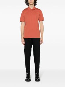 Calvin Klein logo-patch cotton polo shirt - Oranje