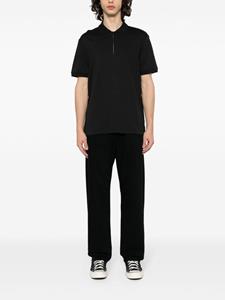 Calvin Klein Poloshirt met logopatch van biologisch katoen - Zwart