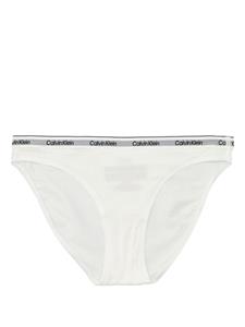 Calvin Klein logo-waistband bikini briefs - Wit