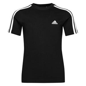 Adidas T-shirt 3-Stripes - Zwart/Wit Kids