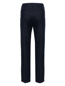 TELA GENOVA mid-rise straight-leg trousers - Blauw