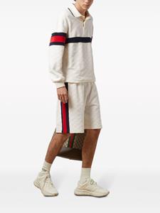 Gucci Katoenen shorts met GG-logo - Wit