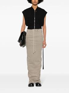 Rick Owens DRKSHDW Pillar denim midi-rok - Beige