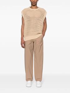 A.P.C. creased tapered trousers - Beige