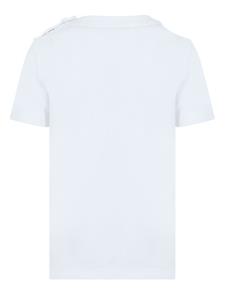 Lapin House logo-orint cotton T-shirt - Wit