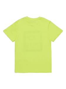 Diesel Kids logo-print cotton T-shirt - Geel