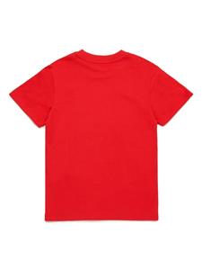 Diesel Kids logo-print cotton T-shirt - Rood