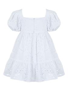 Lapin House broderie anglaise cotton dress - Wit