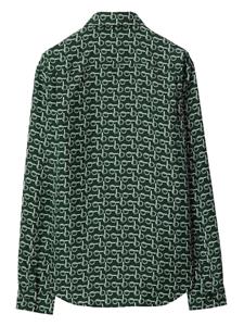 Burberry B zijden blouse - Groen