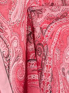 ETRO Zijden sjaal met paisley-print - Roze