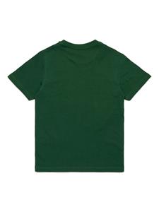Diesel Kids logo-print cotton T-shirt - Groen