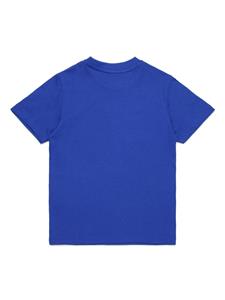 Diesel Kids logo-print cotton T-shirt - Blauw