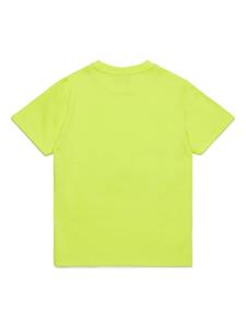 Diesel Kids logo-print cotton T-shirt - Geel