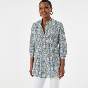 ANNE WEYBURN Bedrukte blouse, tuniekhals, 3/4 mouwen