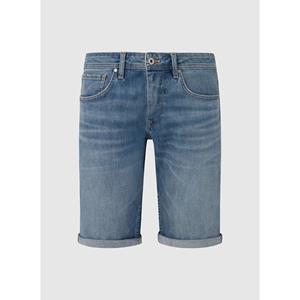 Pepe Jeans 5-Pocket-Jeans Herren Jeansshorts STRAIGHT SHORT Regular Fit (1-tlg)