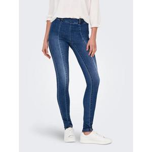 ONLY Skinny-fit-Jeans ONLWAUW MID SK ZIP CUT DNM