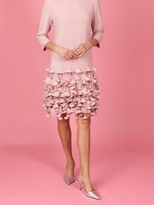 Catherine Regehr Arak ruffle-detail minidress - Roze