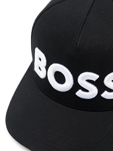 BOSS Pet met geborduurd logo - Zwart