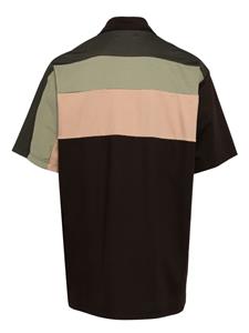 Kolor Poloshirt met geometrische print - Bruin