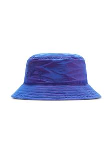 Burberry holographic taffeta bucket hat - Blauw