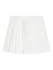 Lacoste rubberised-logo mini tennis skirt - Wit