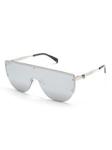 Alexander McQueen Eyewear shield-frame sunglasses - Zilver