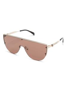 Alexander McQueen Eyewear shield-frame sunglasses - Bruin