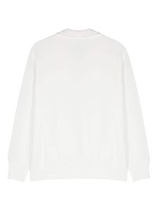 Autry Sweater met geborduurd logo en rits - Wit