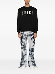AMIRI logo-print cotton sweatshirt - Zwart