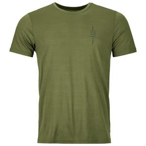 Ortovox  150 Cool Climb Local T-Shirt - Merinoshirt, olijfgroen