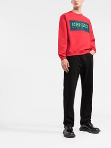 Kenzo Sweater met logopatch - Rood