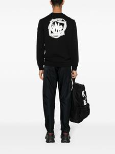 Moncler Sweater met geborduurd logo - Zwart