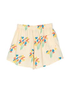 Bobo Choses Shorts met bloemenprint - Geel