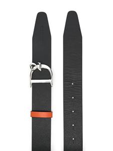 Dsquared2 D2 Statement-buckle leather belt - Zwart