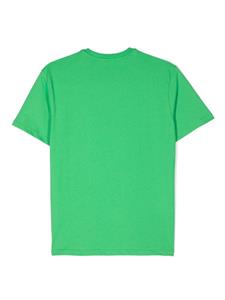 MSGM Kids T-shirt met logoprint - Groen