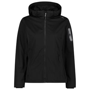 CMP  Women's Light Softshell Jacket Zip Hood - Softshelljack, zwart